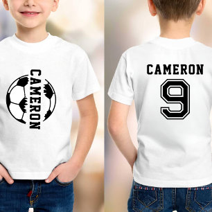 Gepersonaliseerde Voetbal Naam Voetbal Moeder Team T-shirt