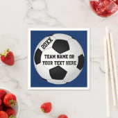 Gepersonaliseerde Voetbal Papieren servetten (Insitu)