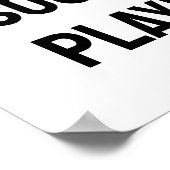 Gepersonaliseerde voetbal poster (Hoek)