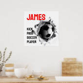 Gepersonaliseerde voetbal poster (Keuken)