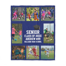 Gepersonaliseerde voetbal seniorenklas van afstude