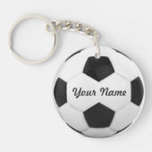 Gepersonaliseerde Voetbal Sleutelhanger (Voorkant)