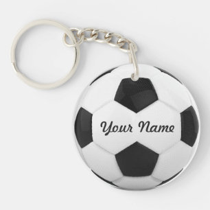 Gepersonaliseerde Voetbal Sleutelhanger