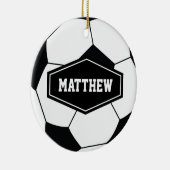 Gepersonaliseerde voetbal Sports Ornament Gift (Rechts)