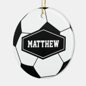 Gepersonaliseerde voetbal Sports Ornament Gift (Links)