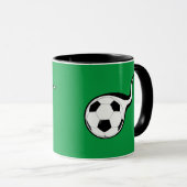 Gepersonaliseerde Voetbal Thema Koffie Mok Cup Spo (Voorkant rechts)