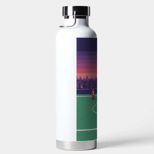 Gepersonaliseerde Voetbal Waterfles | Aangepaste n (Rechts)