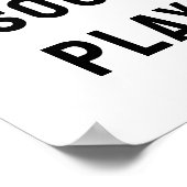 Gepersonaliseerde voetbalcadeau-ideeën poster (Hoek)