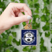 Gepersonaliseerde voetbalcadeau-ideeën voor speler sleutelhanger (Hand)