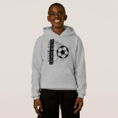 Gepersonaliseerde voetbalhoodies (Voorkant volledig)
