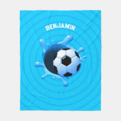 Gepersonaliseerde Voetballen deken (Voorkant)