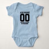 Gepersonaliseerde Voetbalspeler in Training Romper (Voorkant)