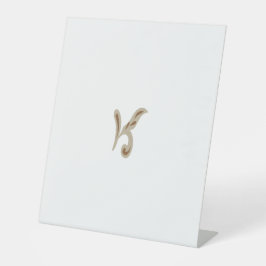 Gepersonaliseerde voetstuk tekenen uw speciale gel reclamebord met voetstuk