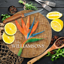 Gepersonaliseerde vogel van Paradise Woven Wicker 