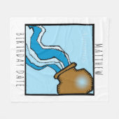 Gepersonaliseerde vogelbanket voor dierentuin fleece deken (Voorkant (Horizontaal))