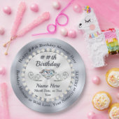 Gepersonaliseerde vogeldagen, Borden, diamanten en Papieren Bordje (Feest)