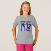Gepersonaliseerde vogelfeestdag voor Cadeau met ca T-shirt (Voorkant volledig)