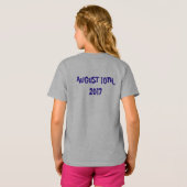 Gepersonaliseerde vogelfeestdag voor Cadeau met ca T-shirt (Achterkant volledig)
