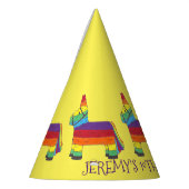 Gepersonaliseerde vogelfeestdag voor regenboog Pin Feesthoedjes (Links)