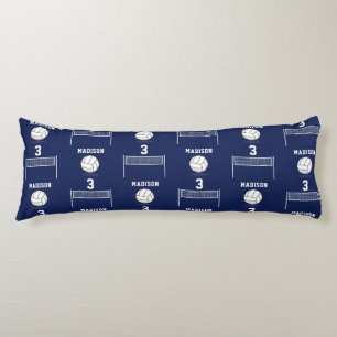 Gepersonaliseerde Volleybal Bal & Netto Patroon Lichaamskussen