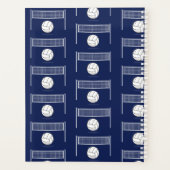 Gepersonaliseerde Volleybal Bal & Netto Patroon Planner (Achterkant)