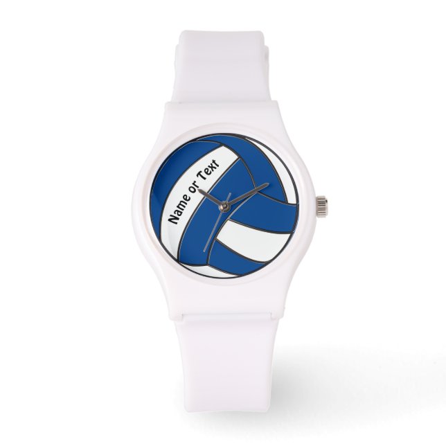 Gepersonaliseerde Volleybal horloge voor haar, uw  (Voorkant)
