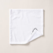 Gepersonaliseerde volleybal liefhebber handdoek se (Wasdoekje)