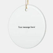 Gepersonaliseerde volleybal (naam en teamnummer) keramisch ornament (Links)