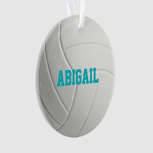 Gepersonaliseerde volleybal ornament (voorkant)