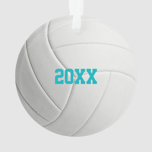Gepersonaliseerde volleybal ornament (achterkant)