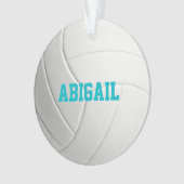 Gepersonaliseerde volleybal ornament (voorkant)