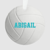 Gepersonaliseerde volleybal ornament (voorkant)