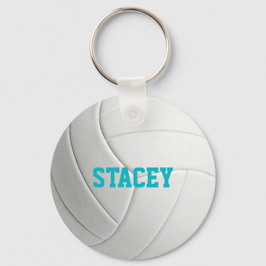 Gepersonaliseerde volleybal sleutelhanger (Voorkant)