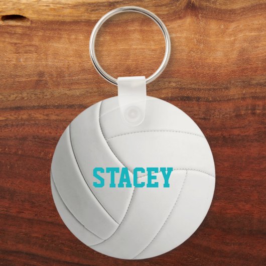 Gepersonaliseerde volleybal sleutelhanger (Voorkant)