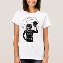 Gepersonaliseerde Volleybal Speler Custom Naam & N