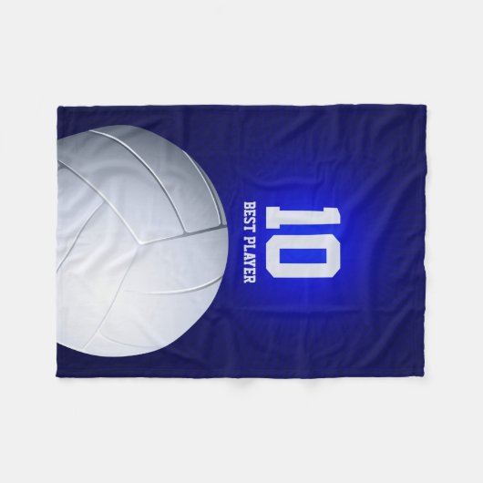 Gepersonaliseerde volleybalbeste speler | Sport Gi Fleece Deken (Voorkant (Horizontaal))