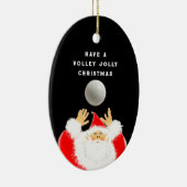 Gepersonaliseerde volleybalcadeaus keramisch ornament (Rechts)