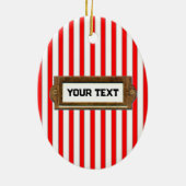 Gepersonaliseerde volleybalkeepomwille keramisch ornament (Achterkant)