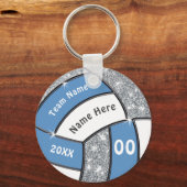 Gepersonaliseerde volleyball Party Favors Gifts, C Sleutelhanger (Voorkant)