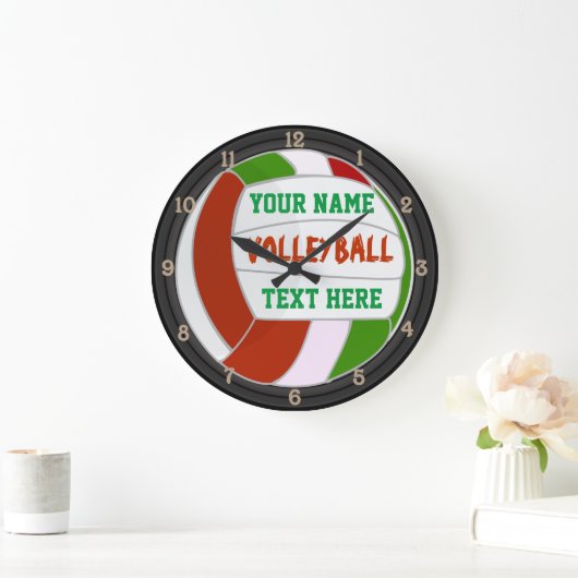 Gepersonaliseerde Volleybalnaam en tekst Grote Klok (Huis)