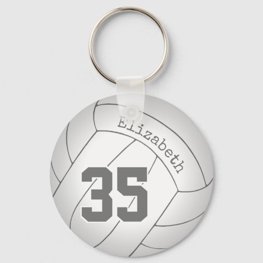 gepersonaliseerde volleybalsleutelhanger / rugzak sleutelhanger (Voorkant)