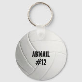 Gepersonaliseerde volleybalSleutelhanger Sleutelhanger (Voorkant)