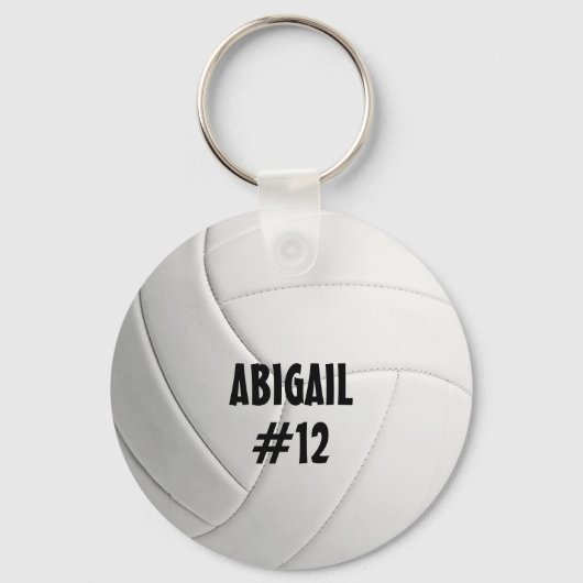 Gepersonaliseerde volleybalSleutelhanger Sleutelhanger (Voorkant)
