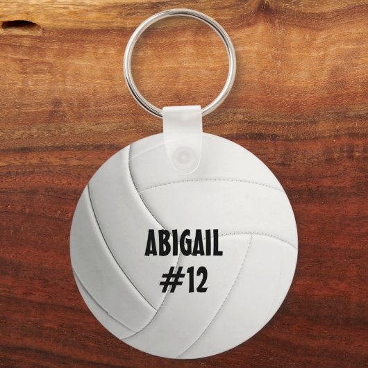 Gepersonaliseerde volleybalSleutelhanger Sleutelhanger (Voorkant)