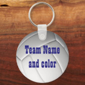 Gepersonaliseerde volleybalSleutelhanger Sleutelhanger (Voorkant)