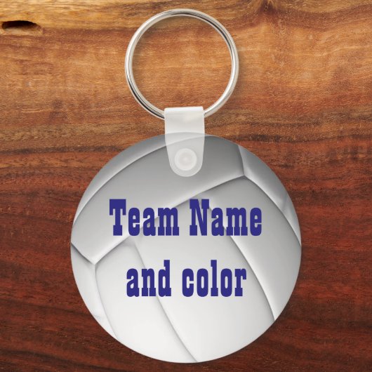 Gepersonaliseerde volleybalSleutelhanger Sleutelhanger (Voorkant)