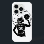 Gepersonaliseerde volleybalspeler Aangepaste naam, iPhone 15 Pro Case<br><div class="desc">Bescherm je telefoon met stijl door deze volleybal iPhone hoes te personaliseren! Pas het aan met jouw naam en nummer voor een unieke look die ideaal is voor spelers en fans. Show je liefde voor het spel af terwijl je je telefoon veilig houdt. Een must-have voor elke volleyballiefhebber!</div>