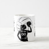 Gepersonaliseerde volleybalspeler Aangepaste naam, Koffiemok (Center)