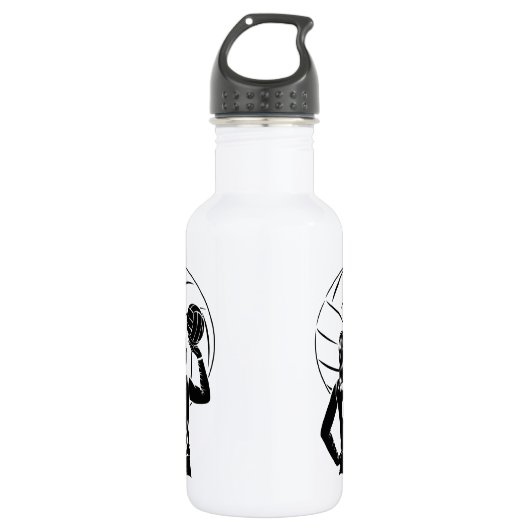 Gepersonaliseerde volleybalspeler Aangepaste naam, Waterfles (Voorkant)