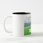 Gepersonaliseerde Volleybalspeler - Mannelijke Car Tweekleurige Koffiemok (Links)